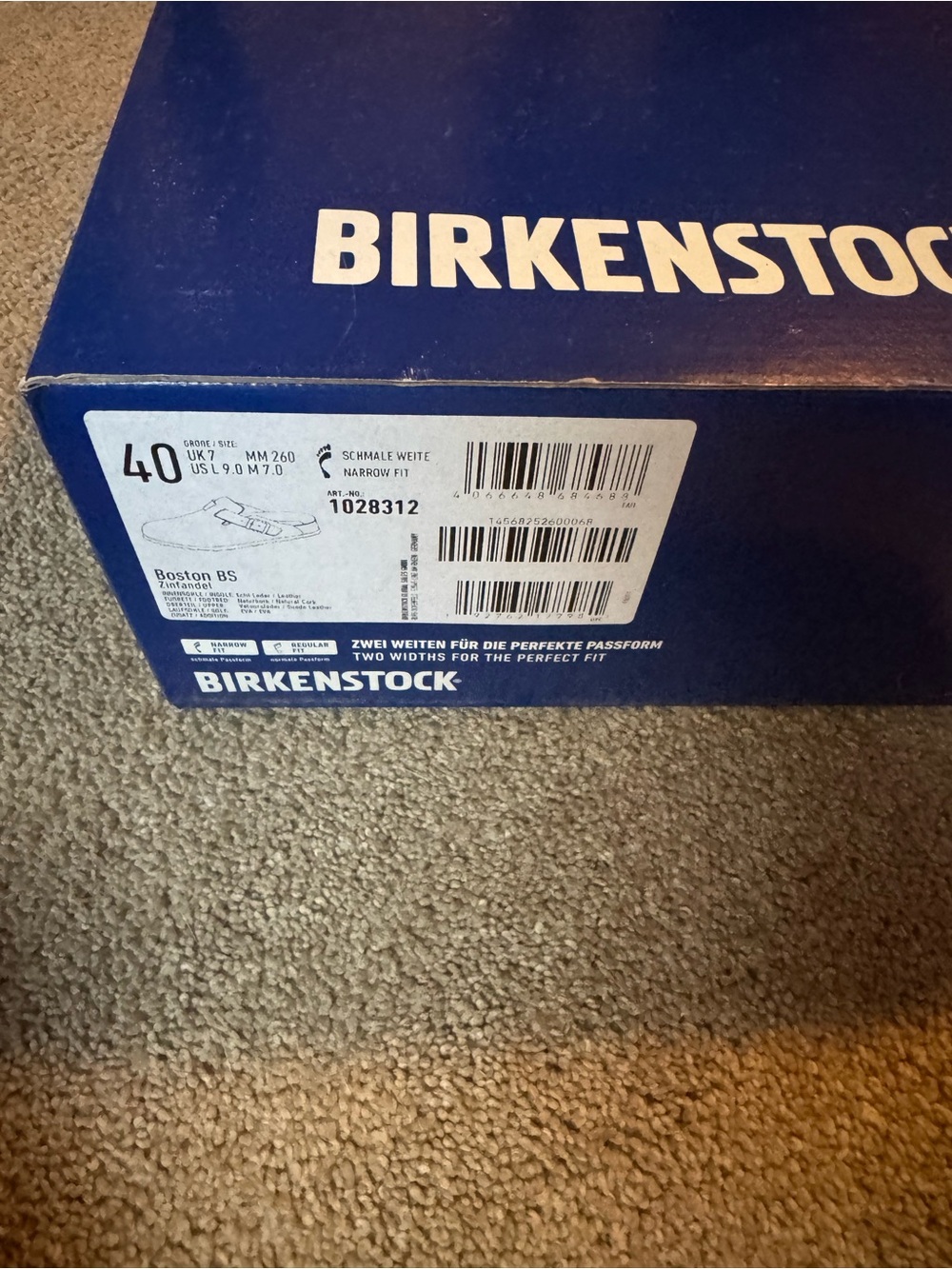 Birkenstock Women's Burgundy Suede Clogs - Picture 5 of 6